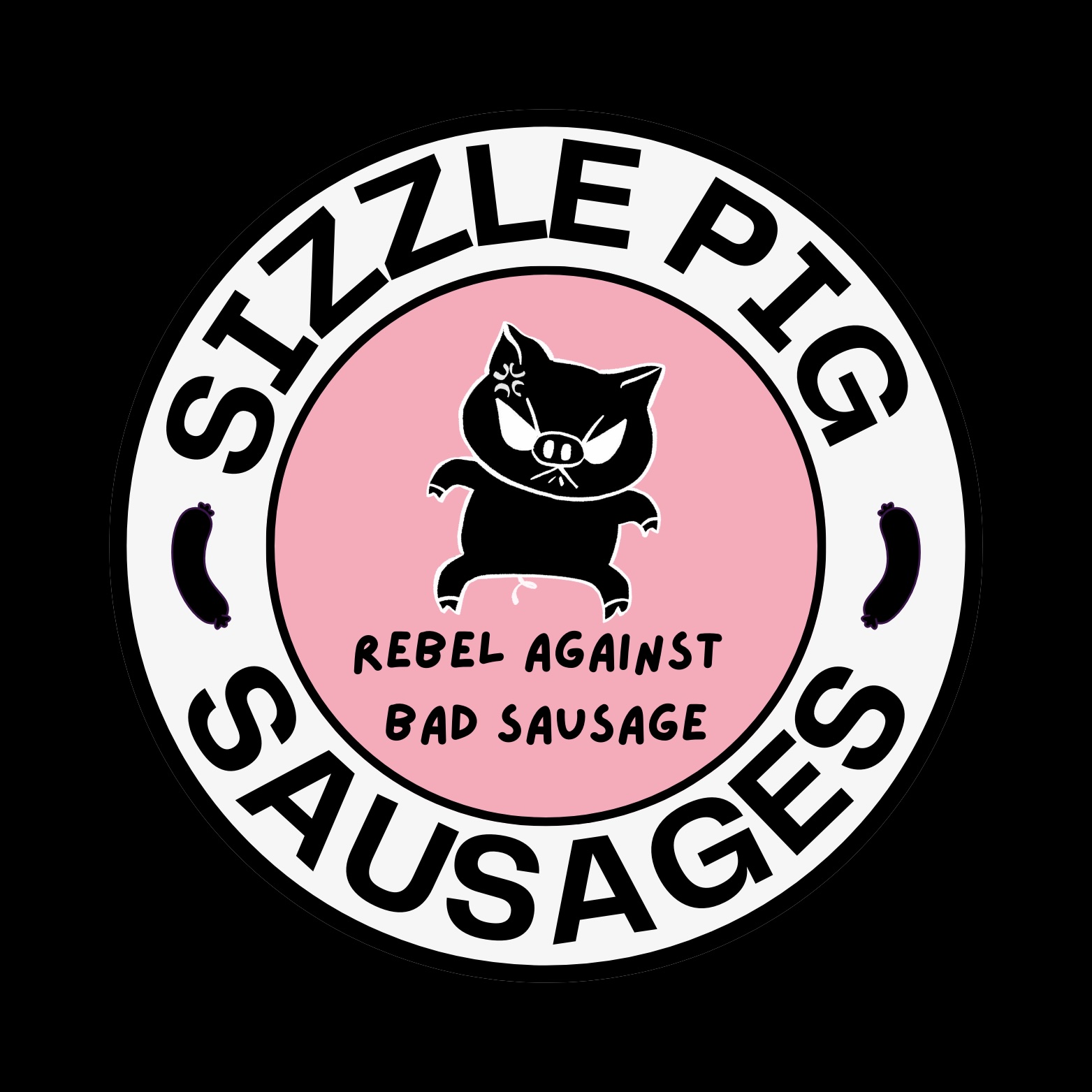 Sizzle Pig Sausages Logo